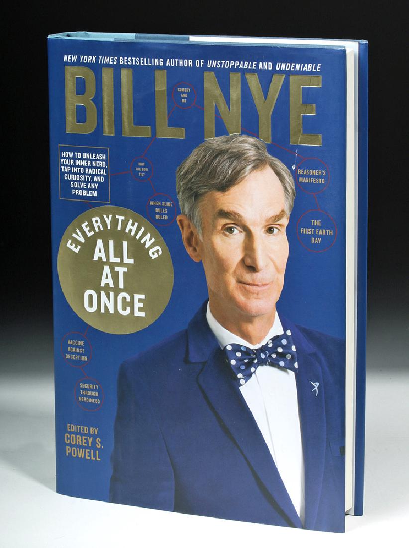 Signed Bill Nye Book - "Everything All at Once" (1 of 3)