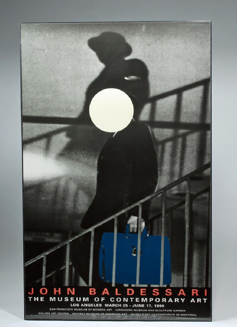 Autographed J. Baldessari  LA MOCA Poster (1 of 6)