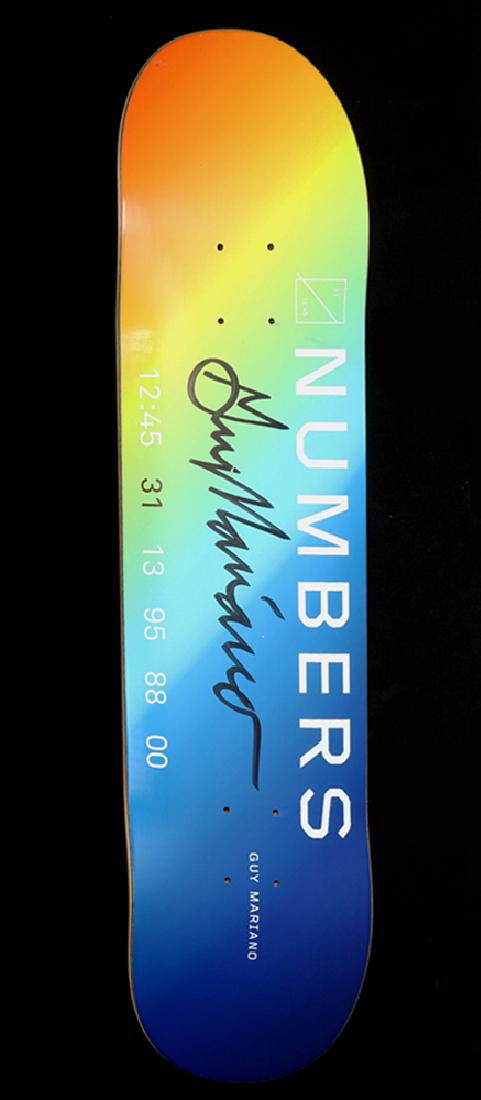 Signed Guy Mariano 2016 Numbers Skate Board (1 of 5)