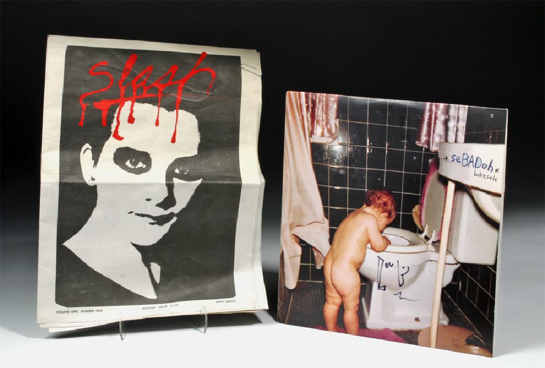 Sebadoh "Bakesale" LP signed by Lou Barlow + Slash Mag: Donated By: Musack.org A pair of foundational musical items, both of whose influence are still felt in the worlds of independent and punk music today. First, a vinyl LP by the American lo-fi indie roc