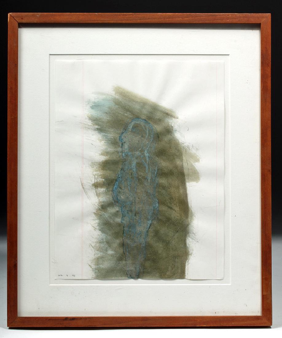 Win Knowlton Ink Drawing, NY Artist in the 1990's (1 of 3)