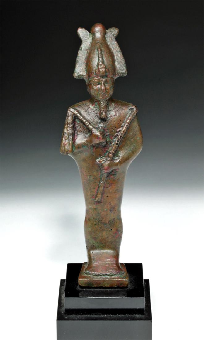 Egyptian Bronze Standing Osiris (1 of 5)