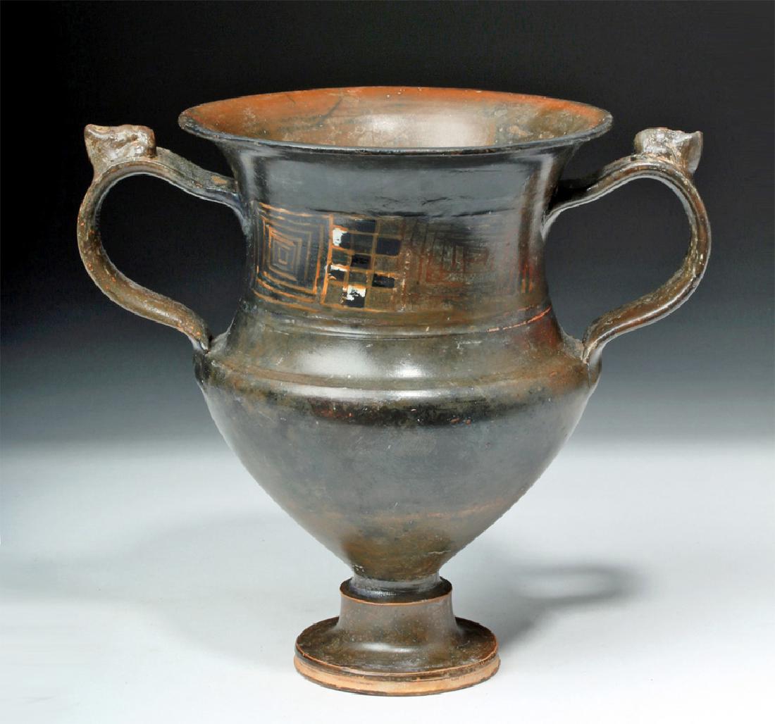 Hellenistic Greek Twin-Handled Vessel - Actors Masks (1 of 6)