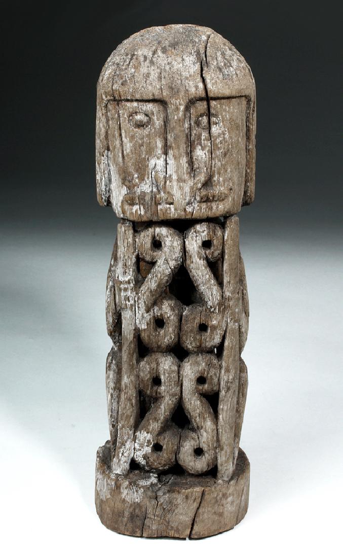 Early 20th C. Indonesian Wood Figure in Human Form (1 of 7)
