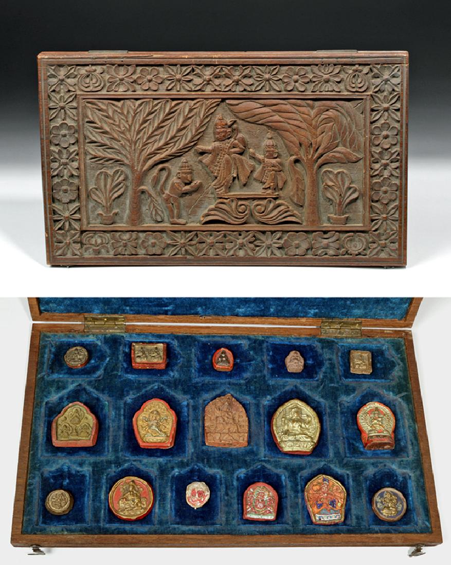 Sino-Tibetan Clay Monk Tsa Tsa Tablets, ex-Sotheby's (1 of 8)