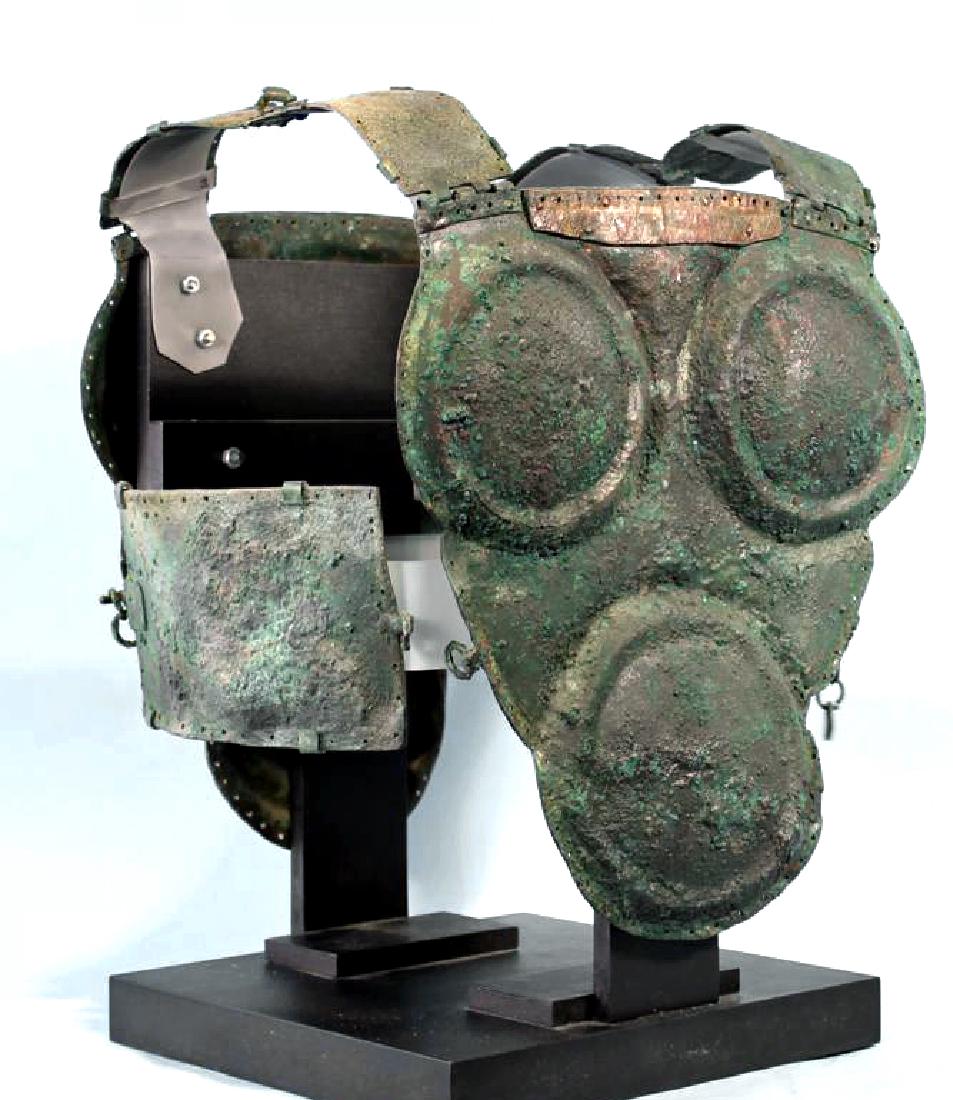 Samnite Bronze Triple Disk Cuirass - 4