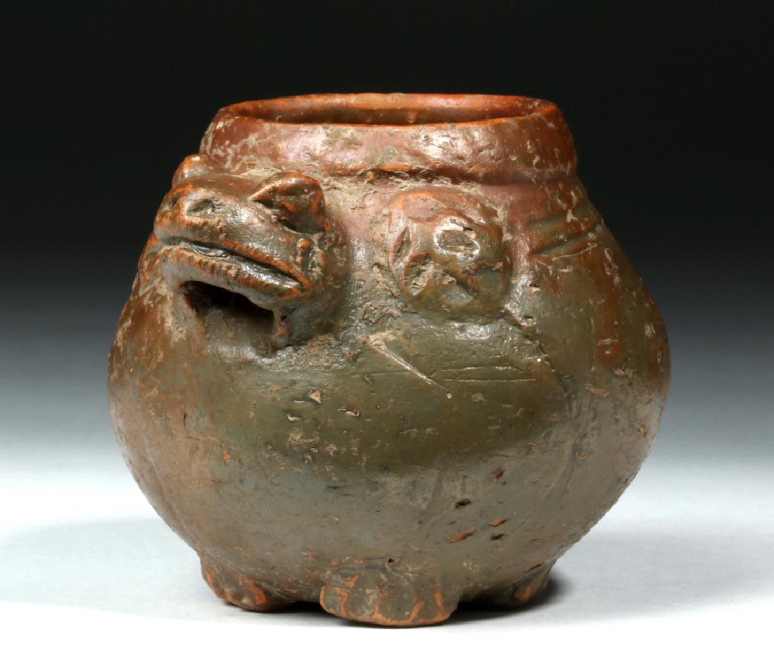 Mayan Plumbate Vessel in Frog Form (1 of 7)