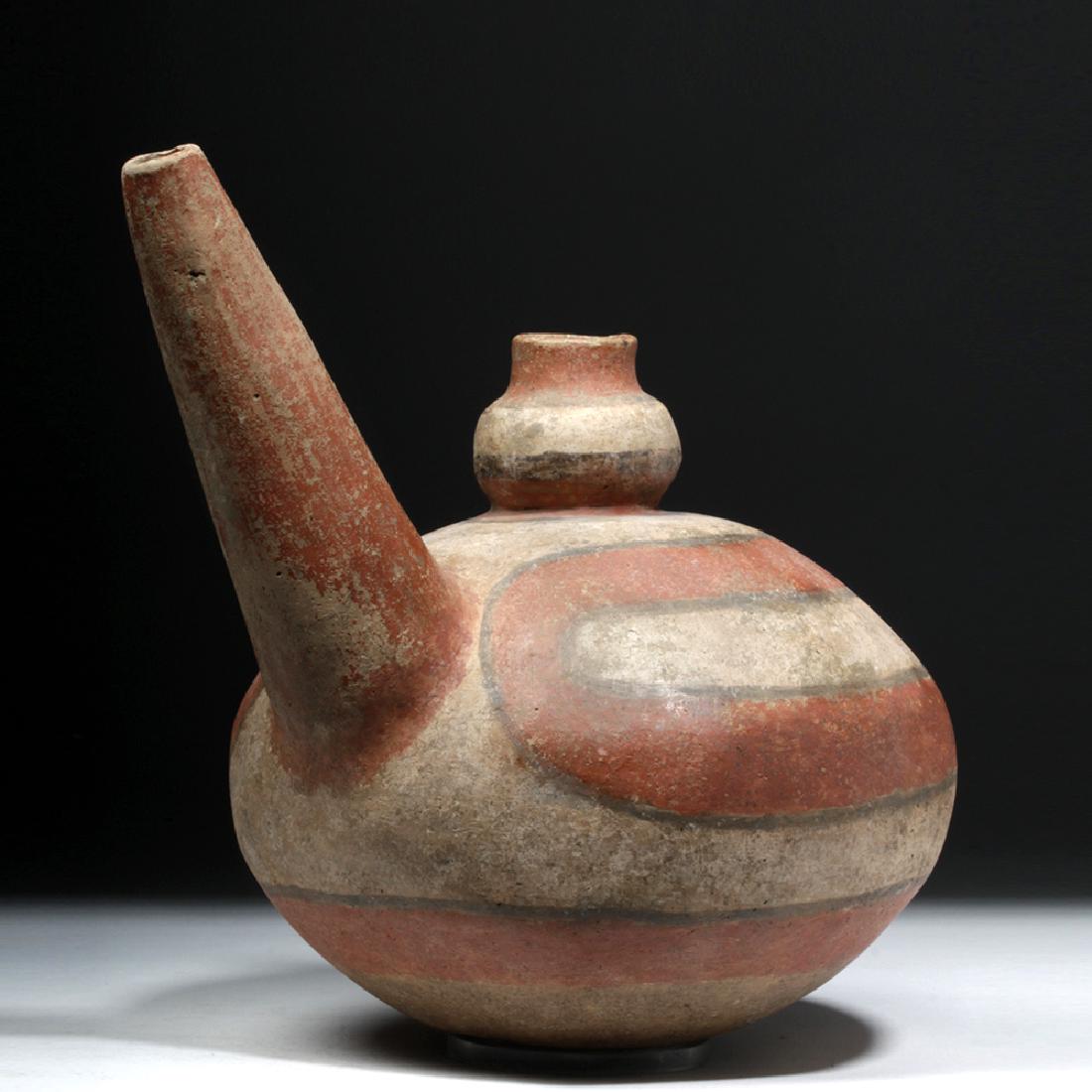 Native American Quapaw Polychrome Long Spouted Teapot (1 of 7)