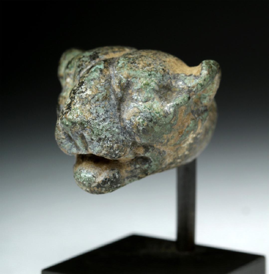 Roman Bronze Head of a Leopard (1 of 5)