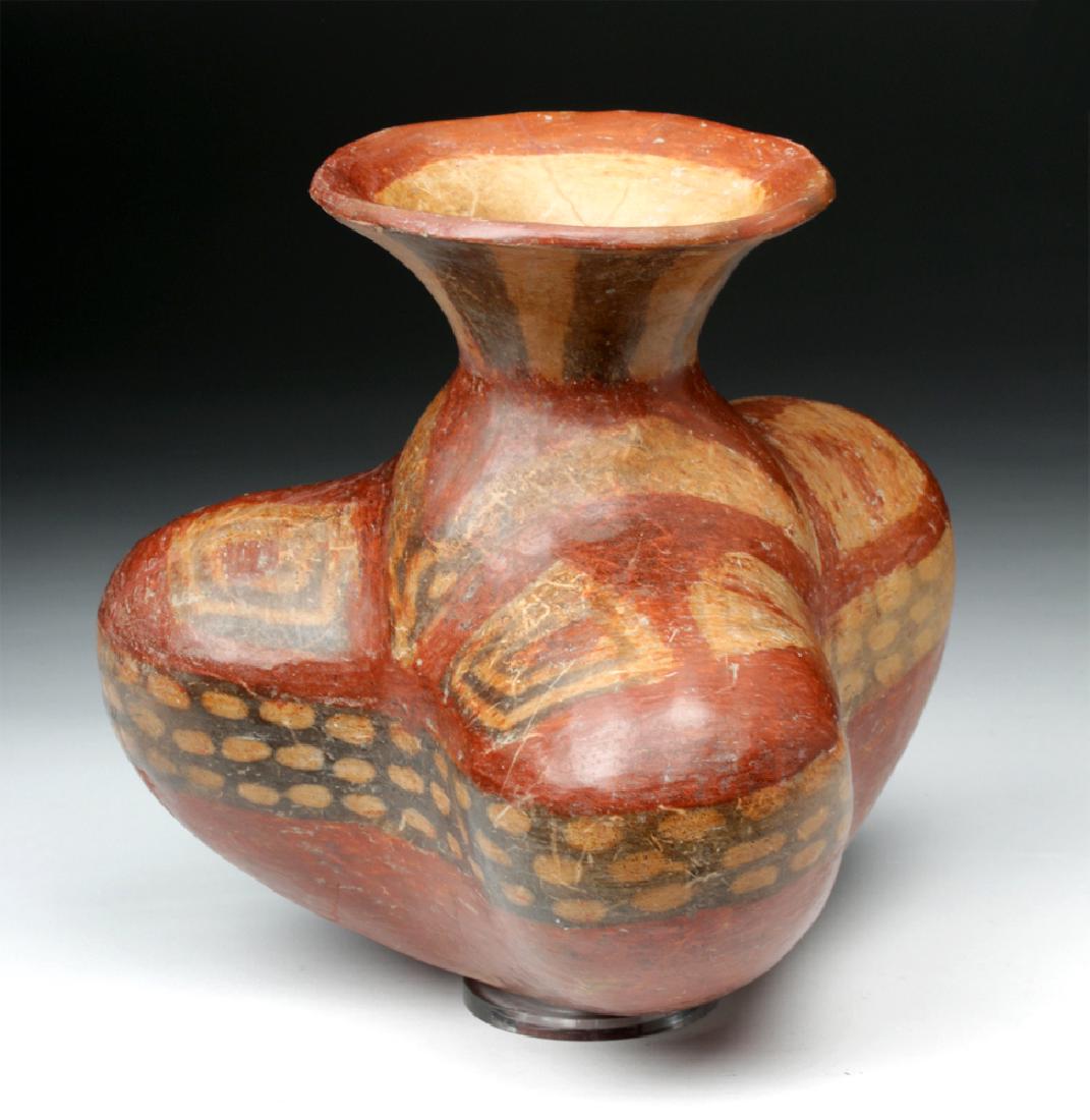 Recuay Pottery Tri-Lobed Vessel (1 of 6)