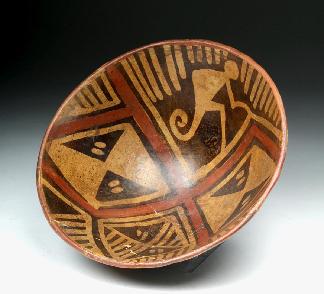 Narino Pottery Polychrome Footed Bowl - Monkey (1 of 6)