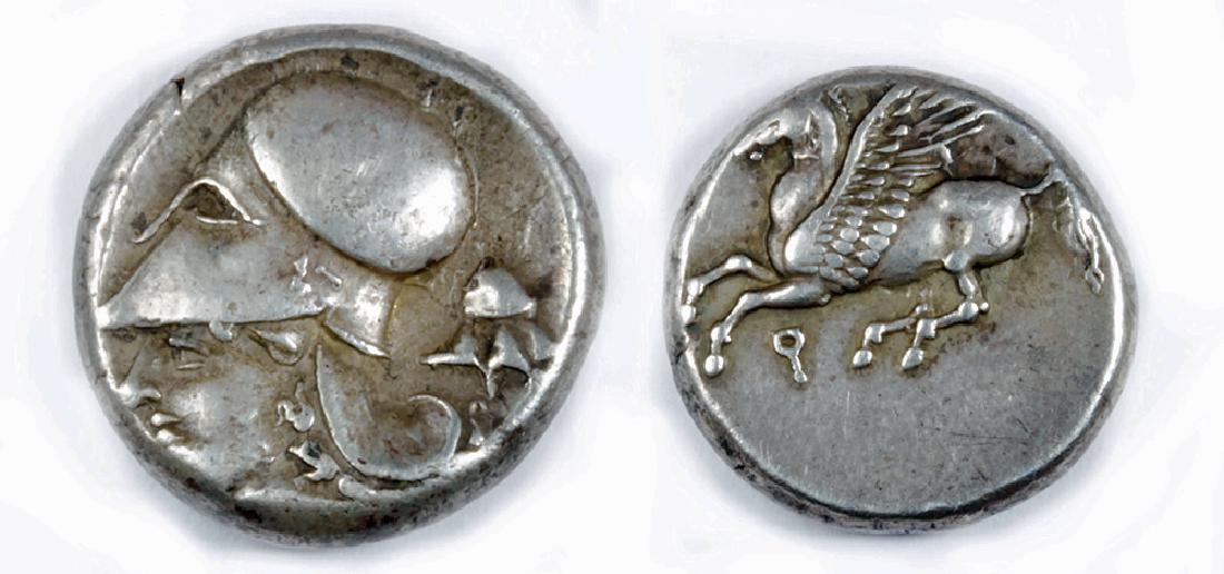 Corinthian Silver Stater, Pegasus Flying Left (1 of 3)