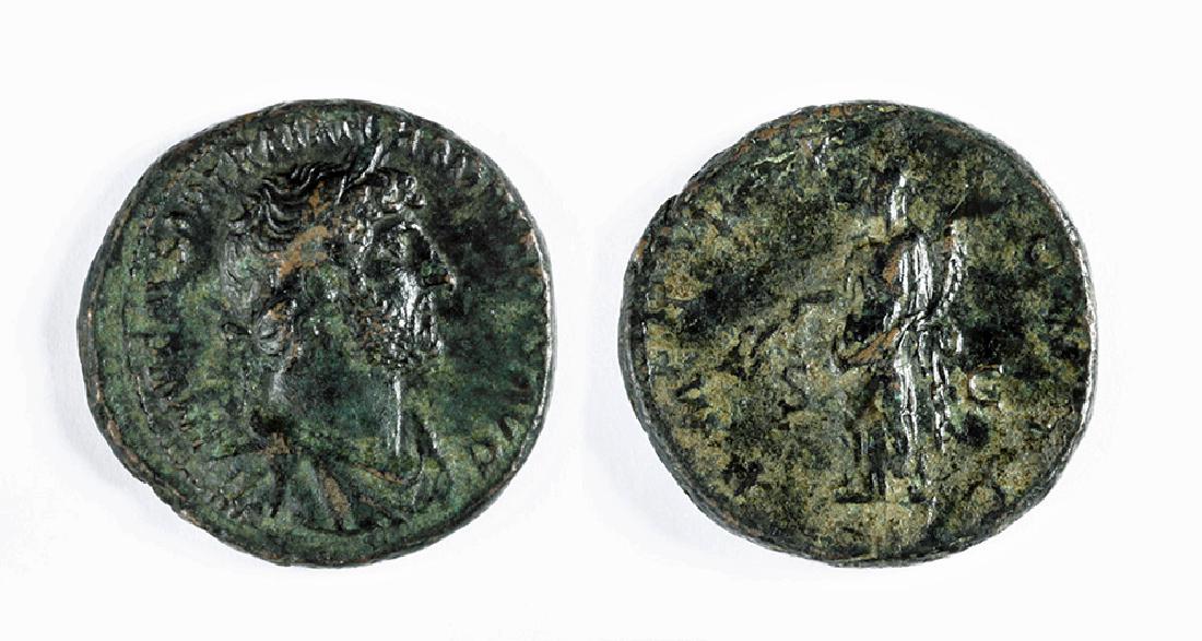 Bronze Coin of Hadrian - Pax (1 of 3)