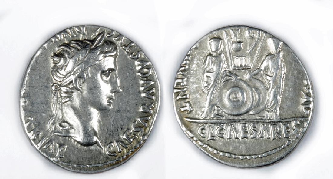 Imperial Roman Silver Denarius - Augustus (1 of 3)