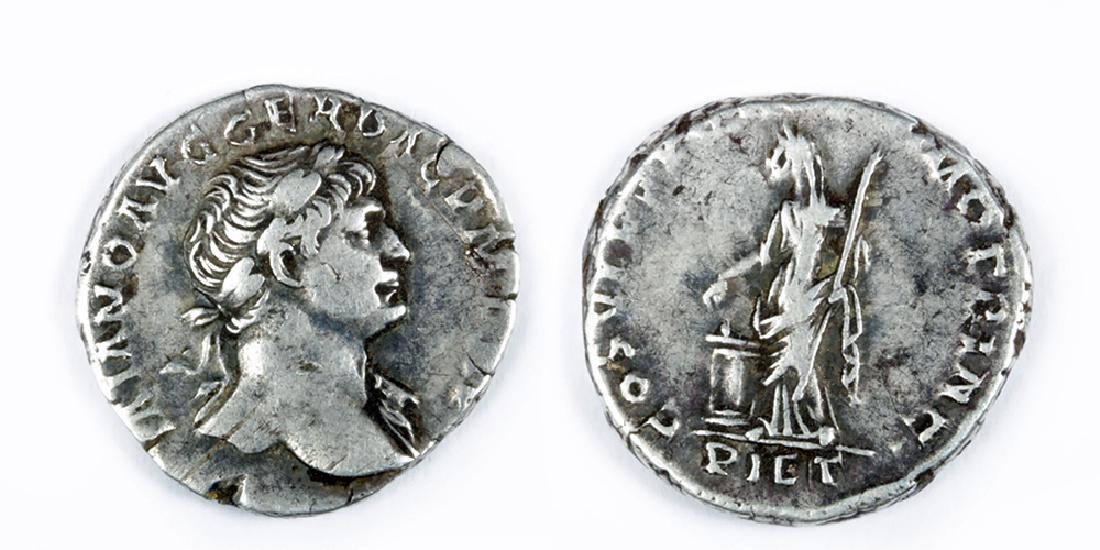 Roman Silver Denarius - Trajan (1 of 3)