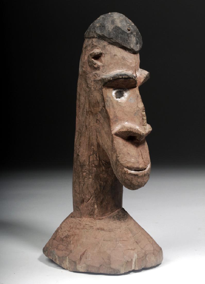 20th C. New Guinea Asmat Wooden Ancestral Head (1 of 7)