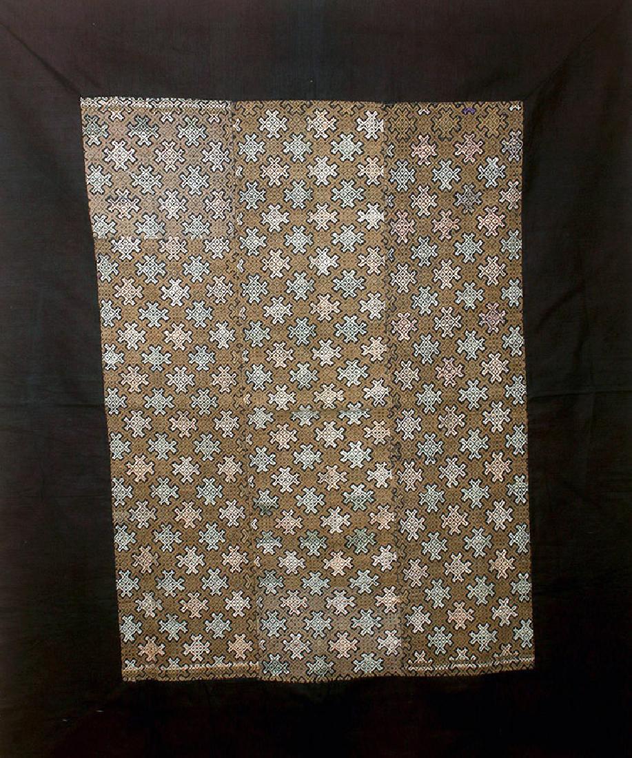 19th C Chinese Woven Wedding Blanket, ex-Historia (1 of 2)