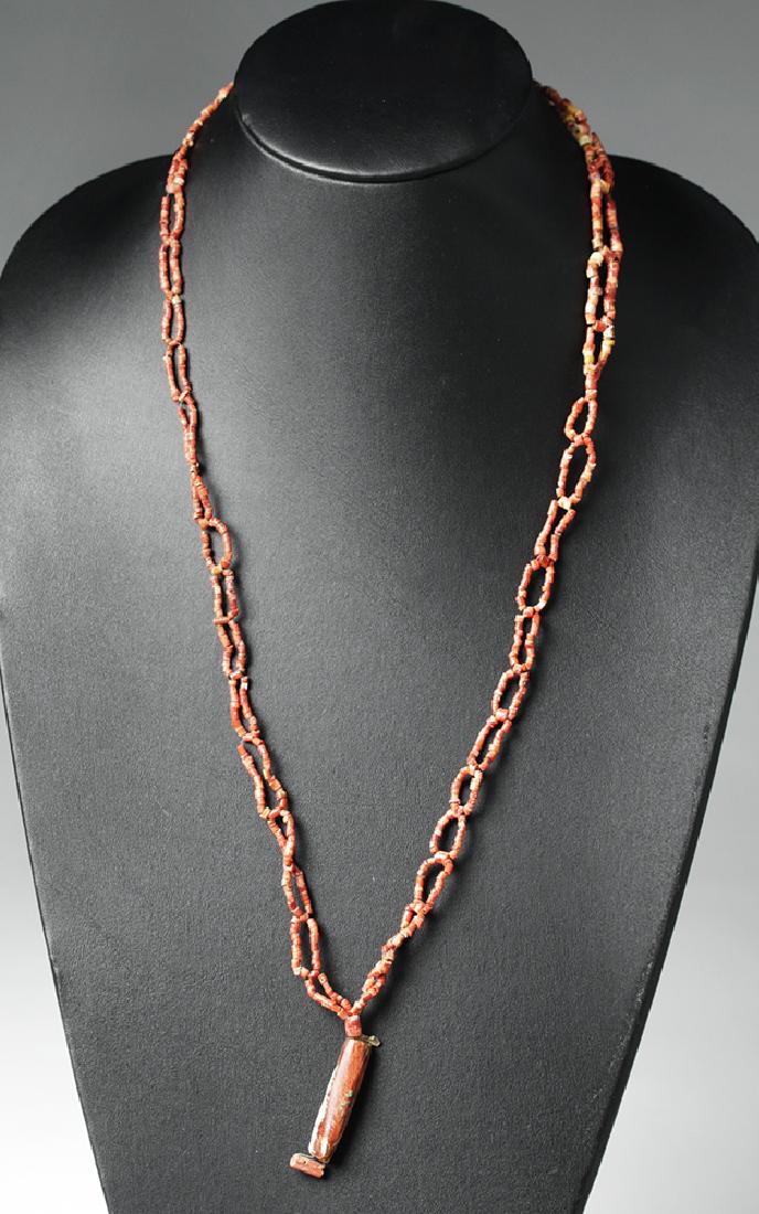 Ancient Colombian Beaded Necklace of Spondylus Shell (1 of 3)