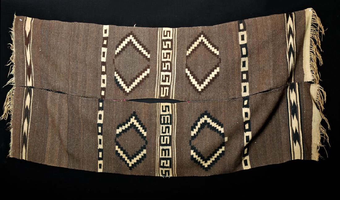 19th C. Oaxacan Woven Textile Poncho - Ex-Historia (1 of 3)