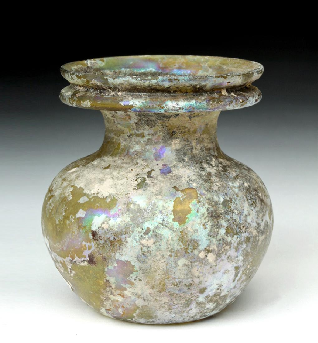 Beautiful Roman  Glass Flask (1 of 6)