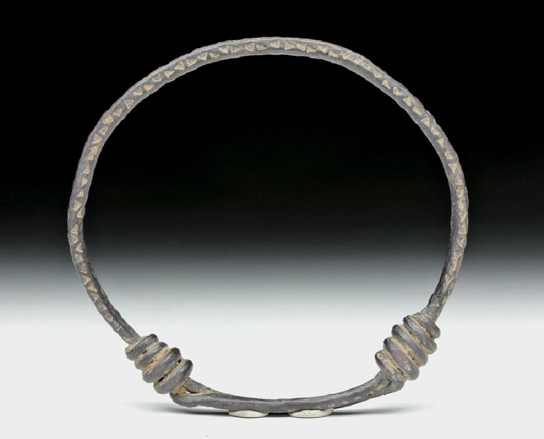 Viking Twisted Silver Arm Band - 37.6 grams (1 of 5)
