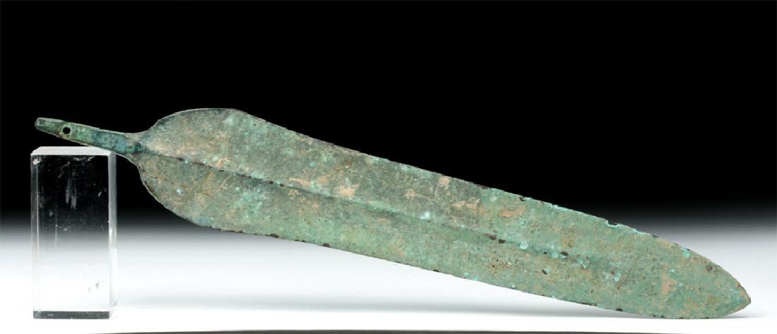 Large Luristan Bronze Spear Point - ex Piscopo (1 of 3)