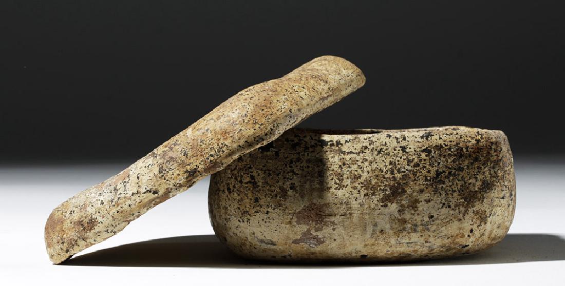 Rare Nayarit Pottery Square Covered Jar (1 of 7)