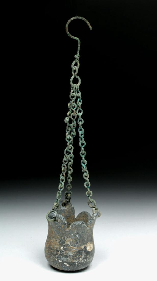 Attractive Roman Bronze Censer (1 of 7)