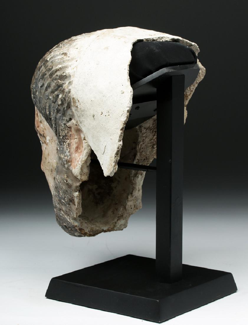 Romano-Egyptian Plaster Mummy Mask of a Man - 3