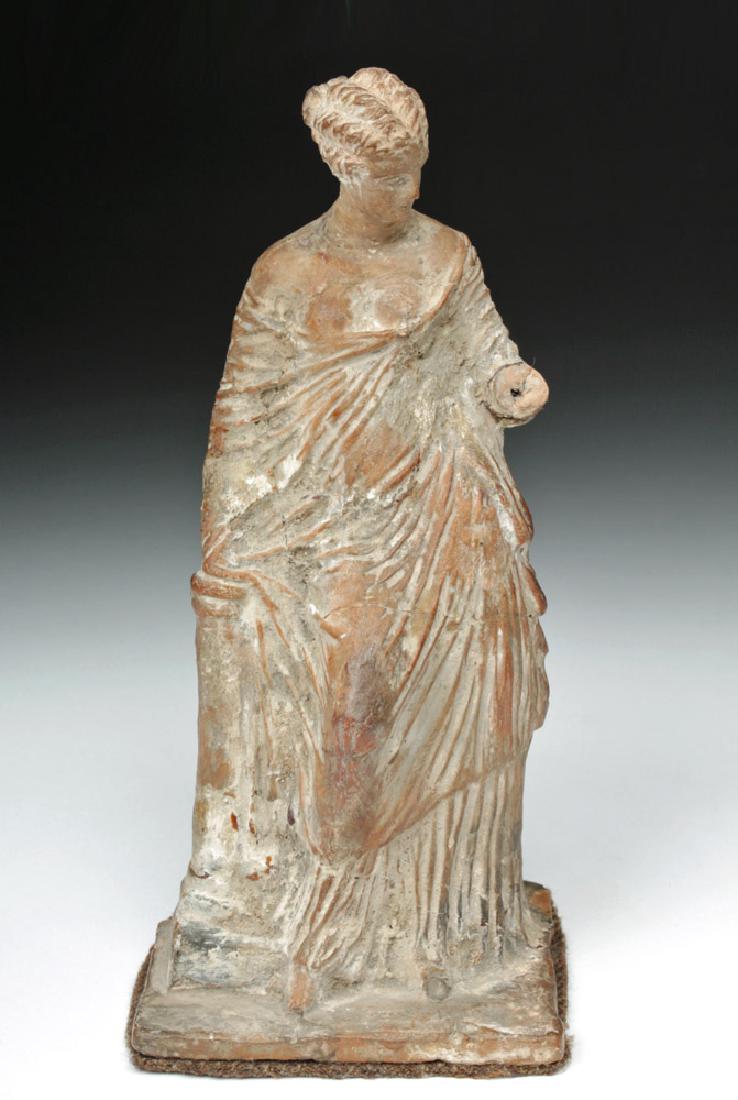 Superb Greek Tanagra Figure of a Lady (1 of 7)
