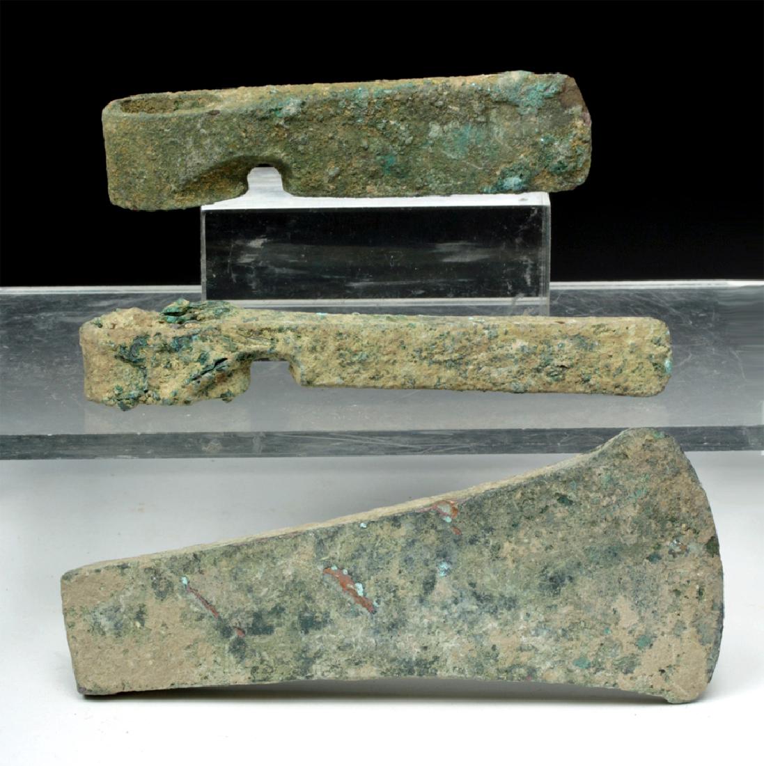 Trio of Cannanite Bronze Axe Heads (1 of 5)