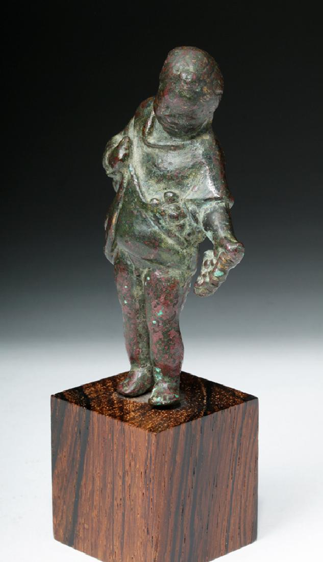 Roman Bronze Youth Holding Grapes, ex-Christie’s - 2