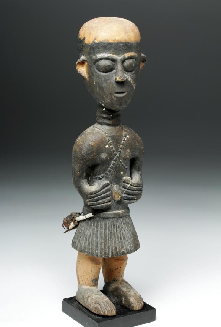 20th C. African Baga Carved Wooden Female Figure (1 of 5)