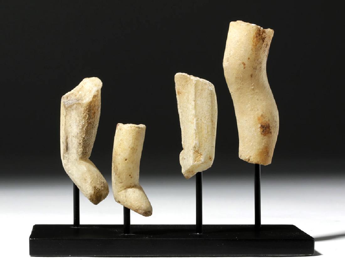 Group of 4 Greek Cycladic Marble Legs (1 of 5)