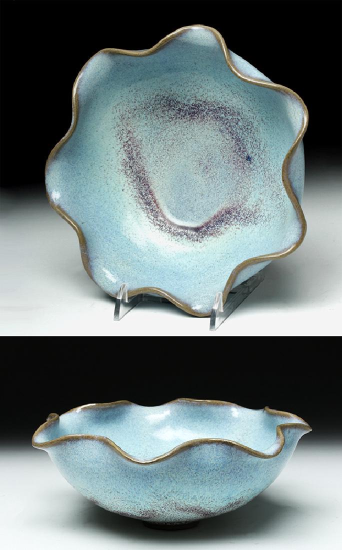 Superb Chinese Jin / Yuan Dynasty Purple-Splash Bowl