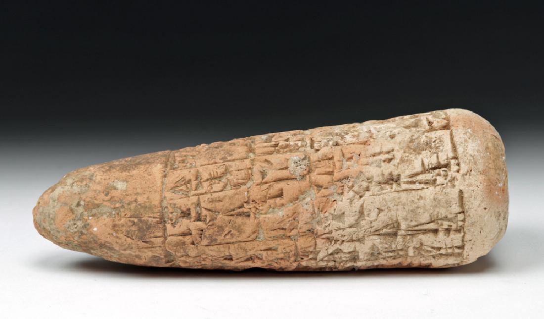 Sumerian Terracotta Foundation Cone (1 of 5)