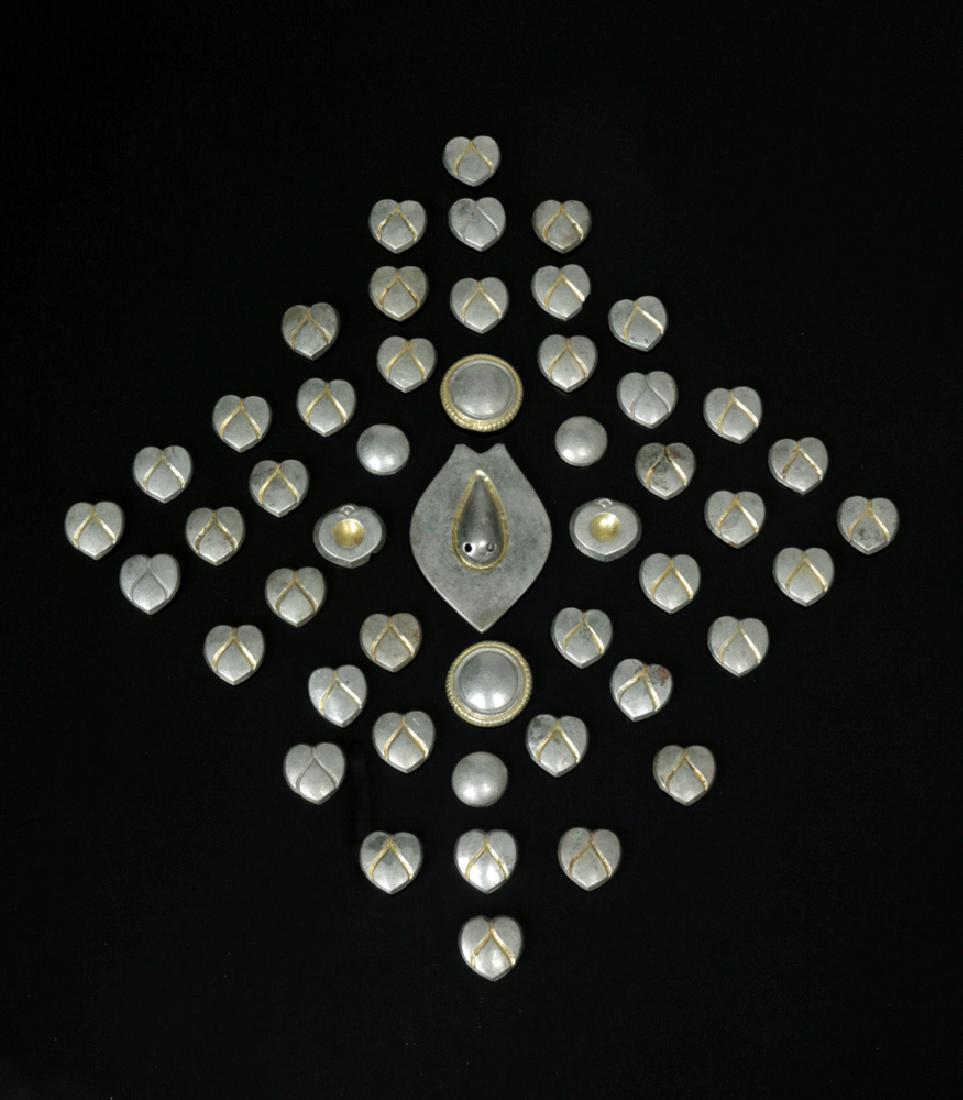 Viking Period Gilded Silver Belt Fittings - 133.3 grams (1 of 2)