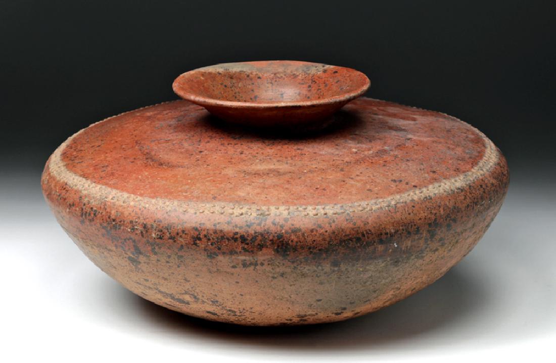 Large Colima Pottery Redware Saucer-Shaped Olla (1 of 6)