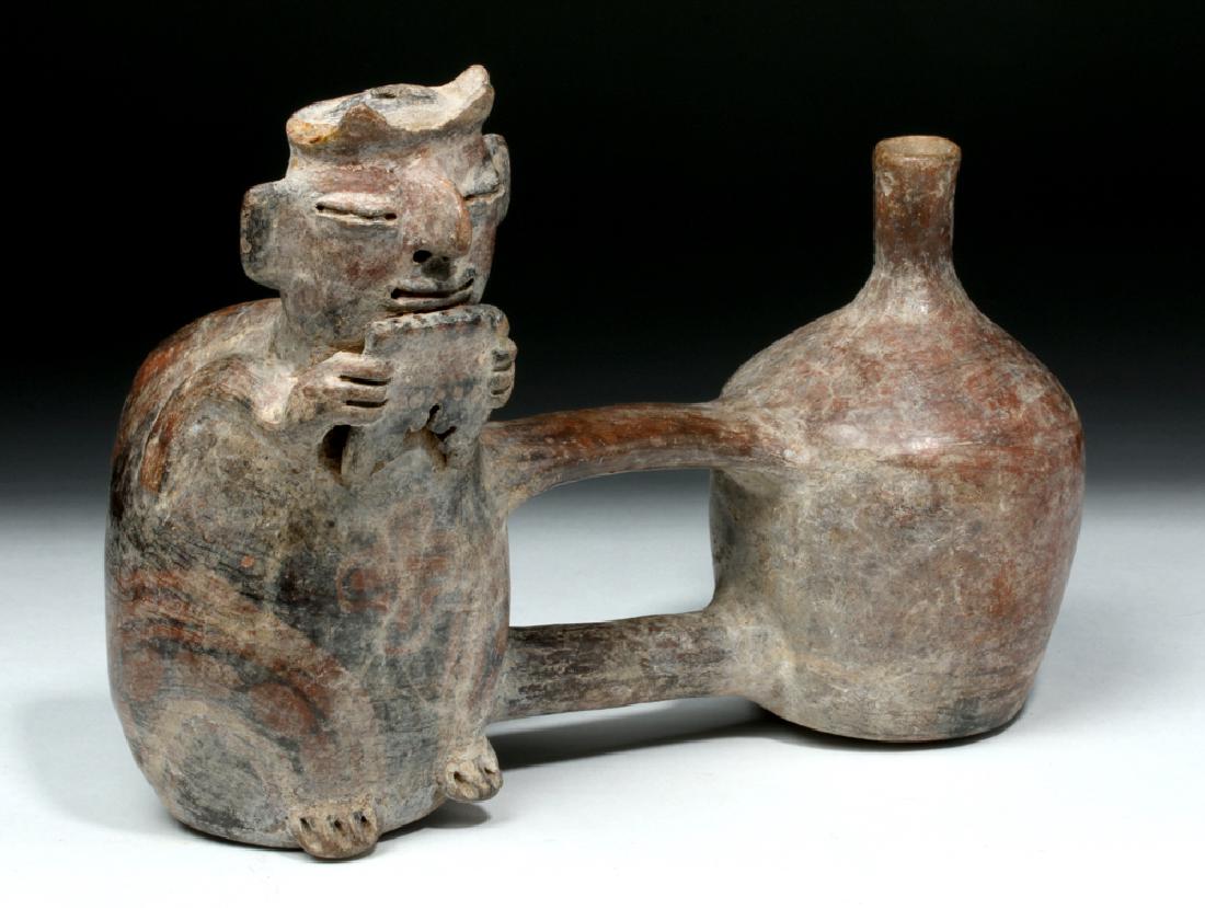 Viscus Whistling Pan Pipe Player Pottery Stirrup Jar (1 of 7)