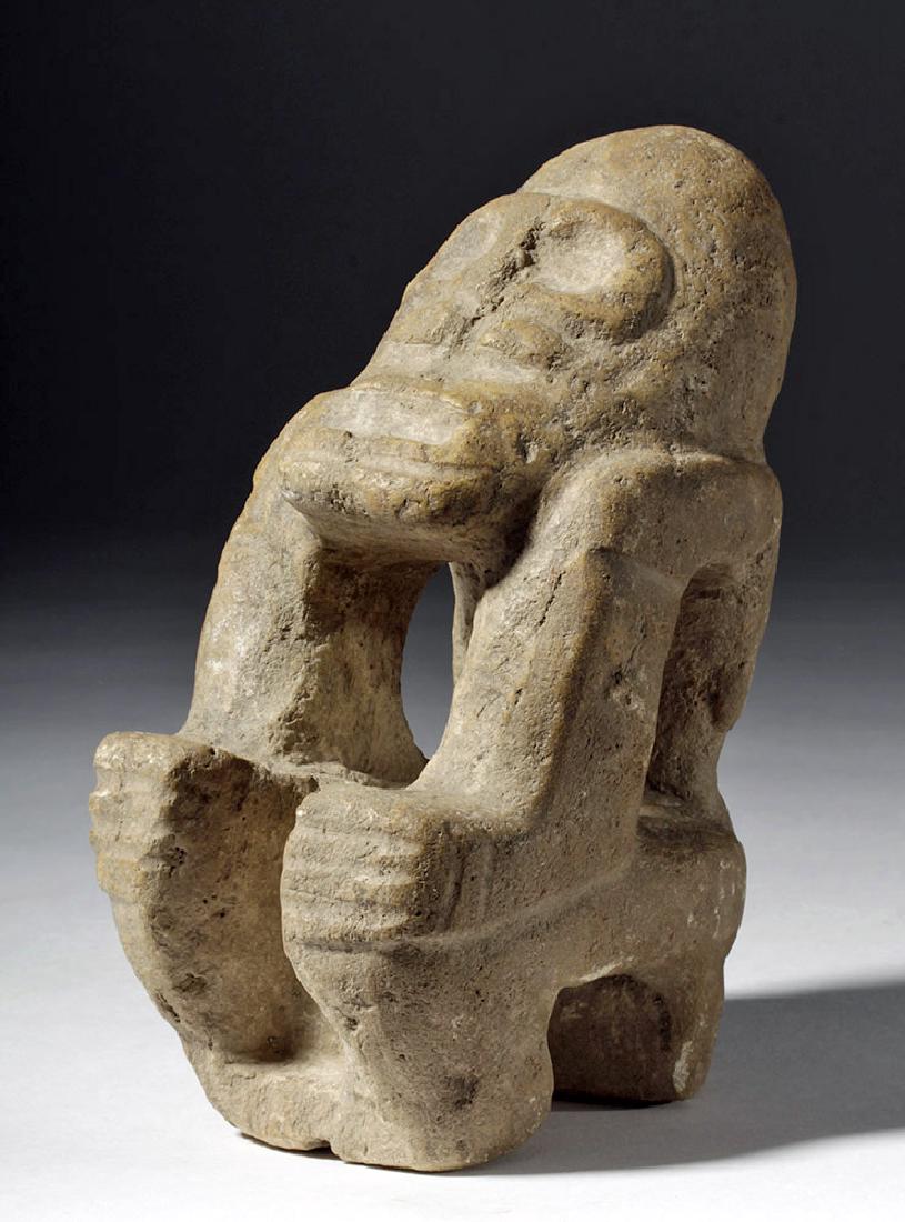 Pre-Columbian Taino Stone Seated Figure (1 of 7)