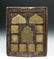 Early 19th C. Russian Wall Brass Panel Icon - 2