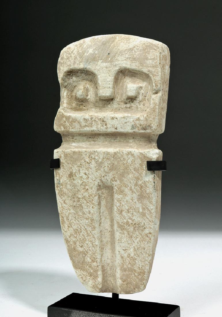 Lovely Valdivian White Stone Owl Votive (1 of 4)