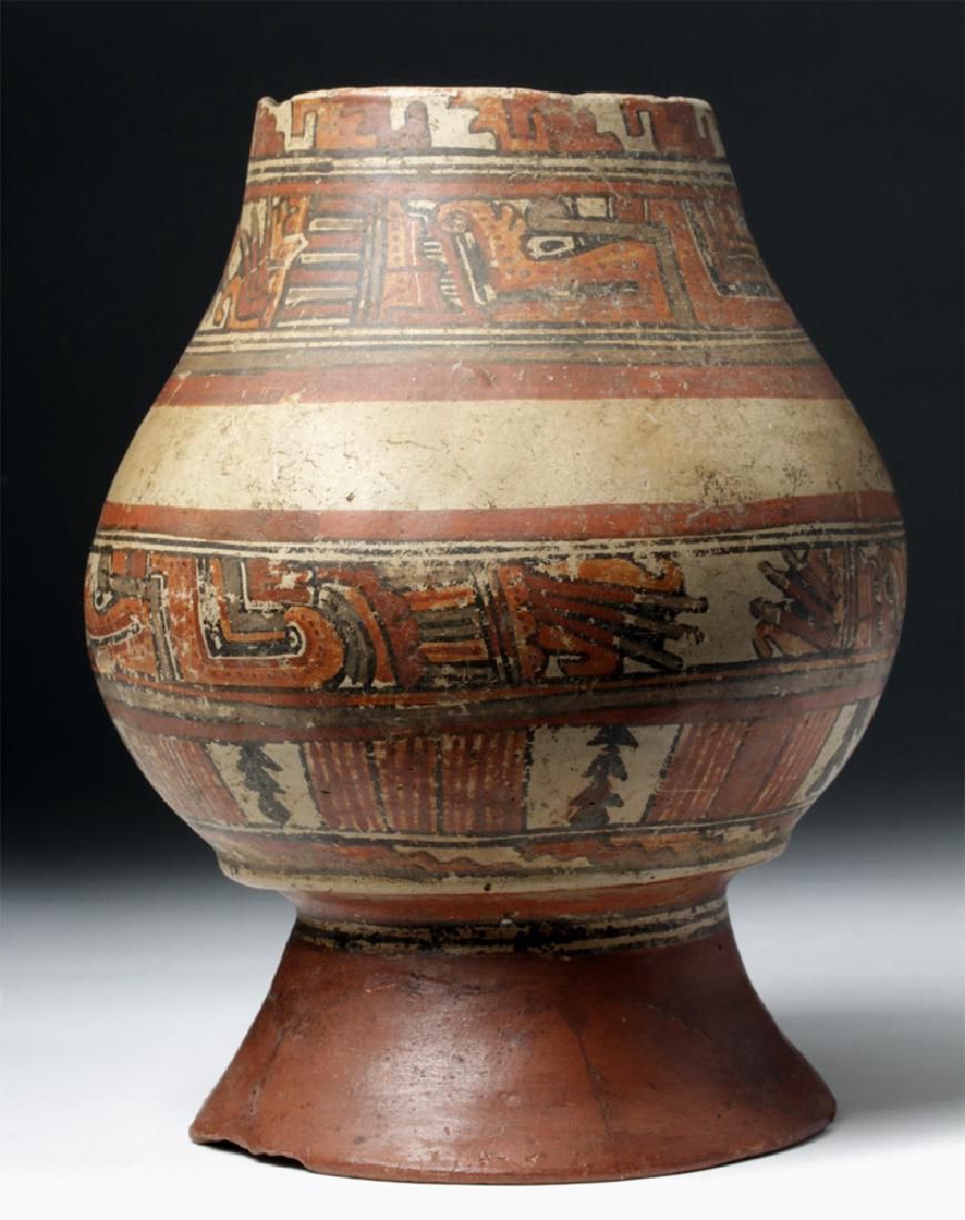 Tall Nicoya Polychrome Earthenware Olla (1 of 8)