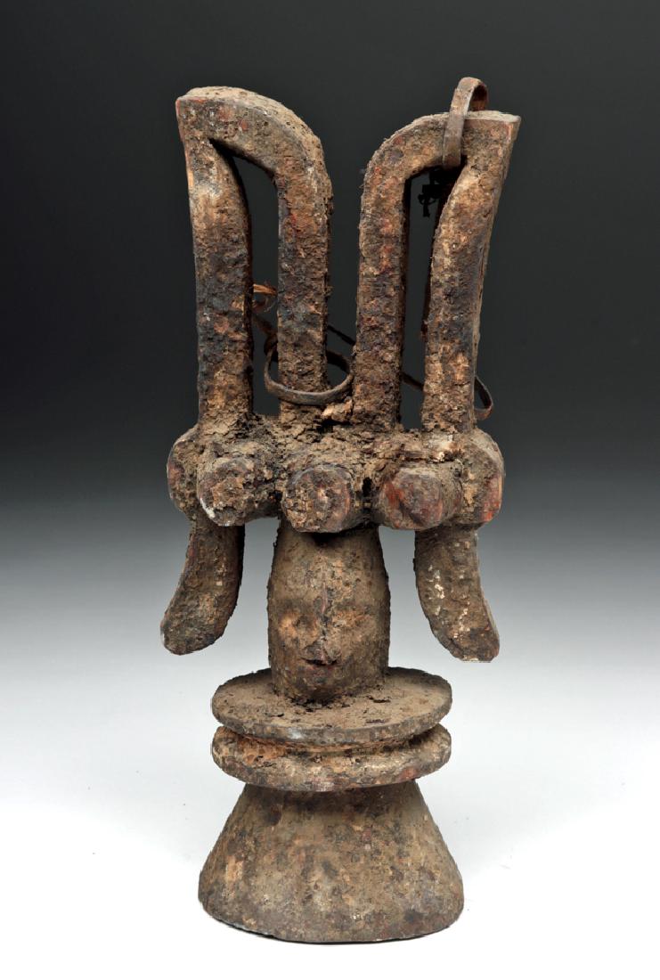 Early 20th C. African Igbo Wooden Ikenga Figure (1 of 7)
