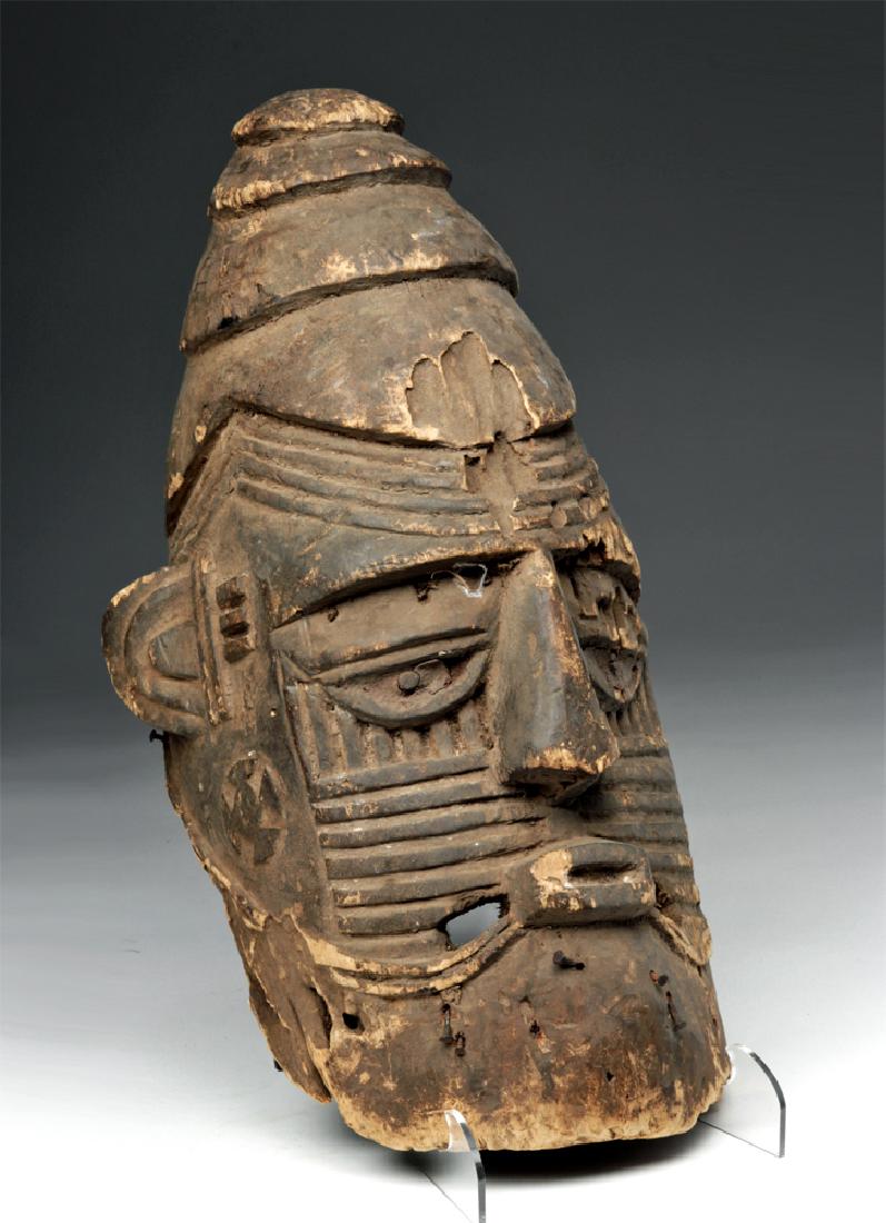 Early 20th C. African Igbo Ojukwu Helmet Mask (1 of 6)