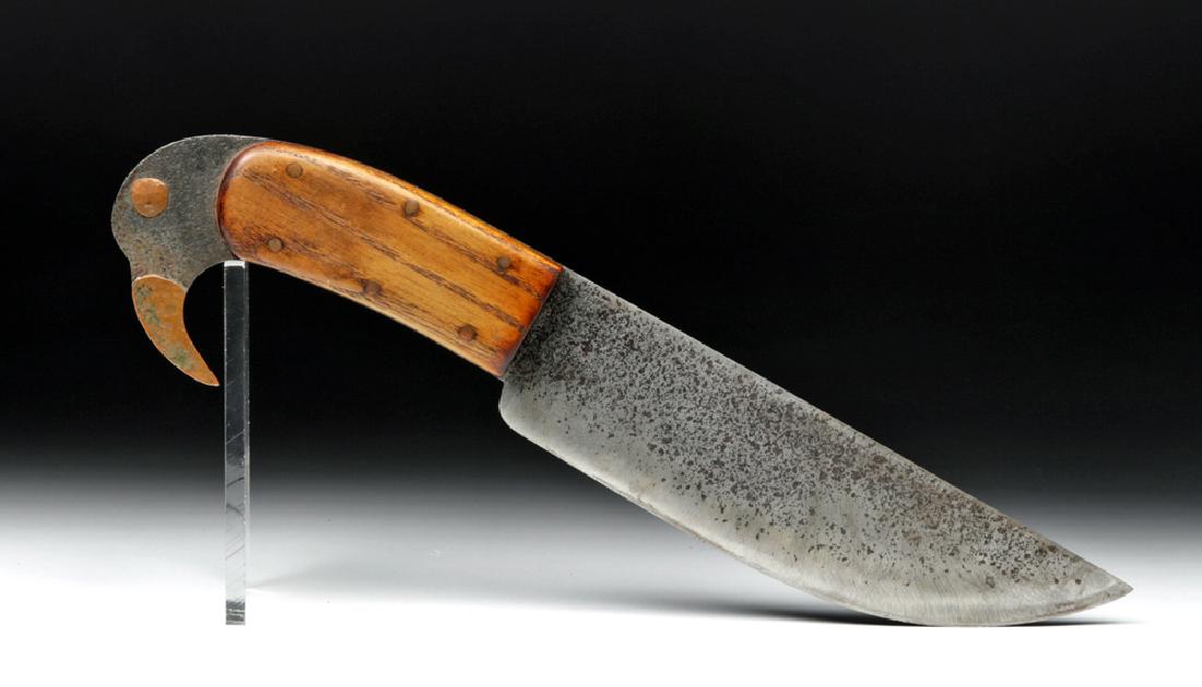 Late 19th C. North American Bowie Knife - Bird Handle (1 of 4)