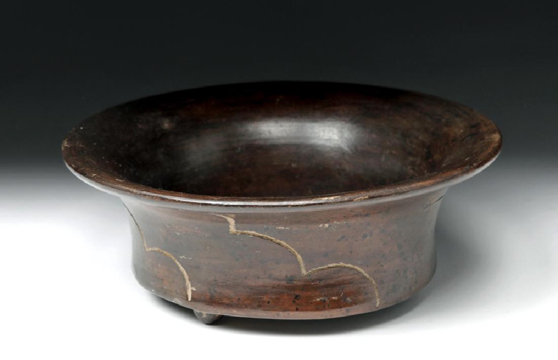 Choice Teotihuacan Pottery Brownware Tripod Bowl (1 of 6)