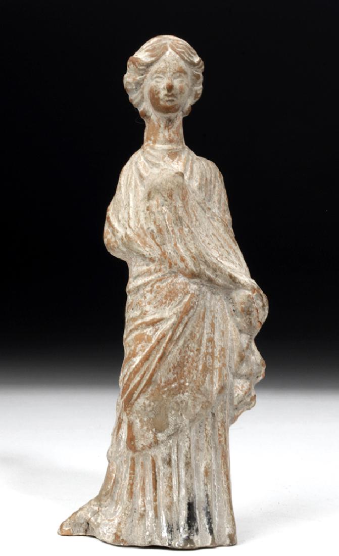 Greek Tanagra Terracotta Standing Goddess (1 of 7)