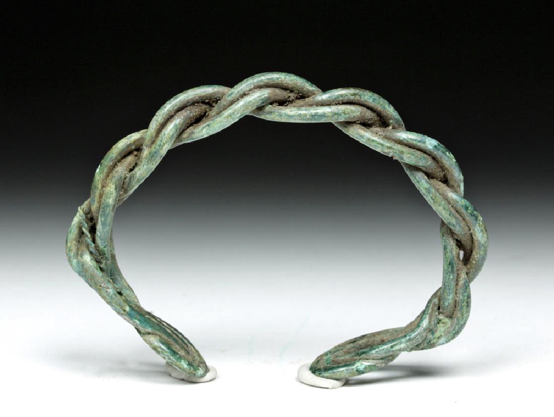 Viking Bronze Braided Bracelet (1 of 5)