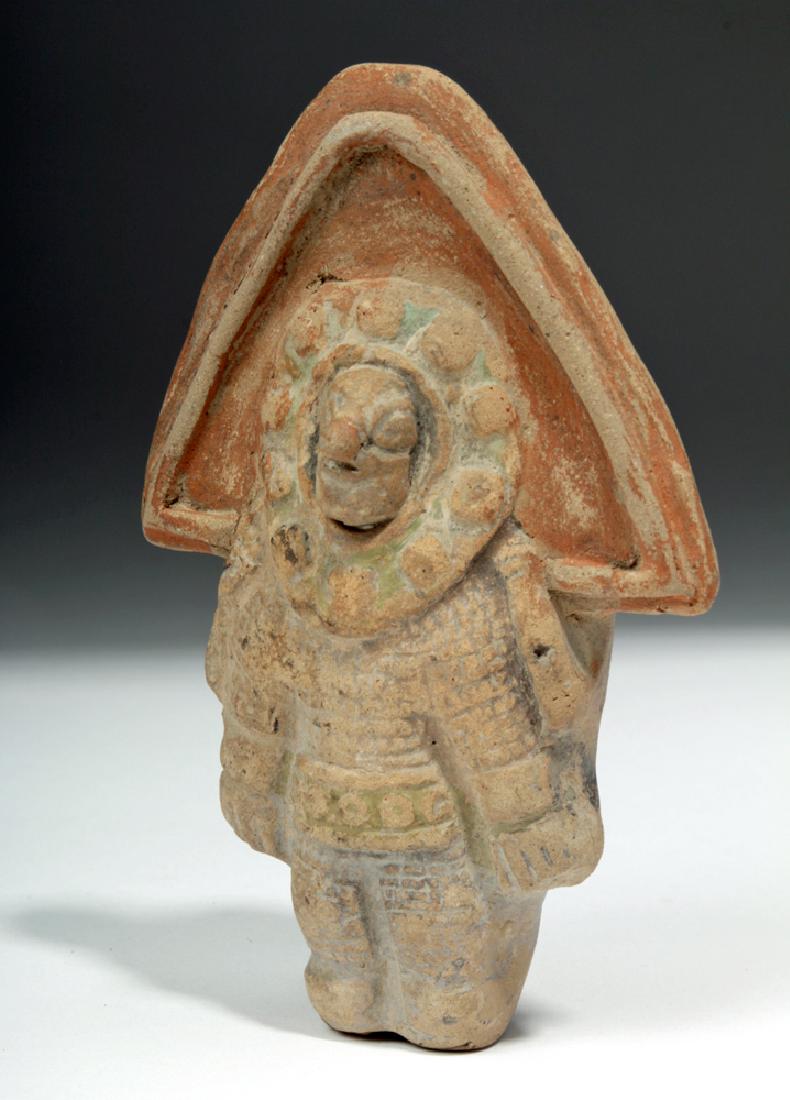 Jamacoaque Polychrome Standing Lord w/ Large Headdress (1 of 7)